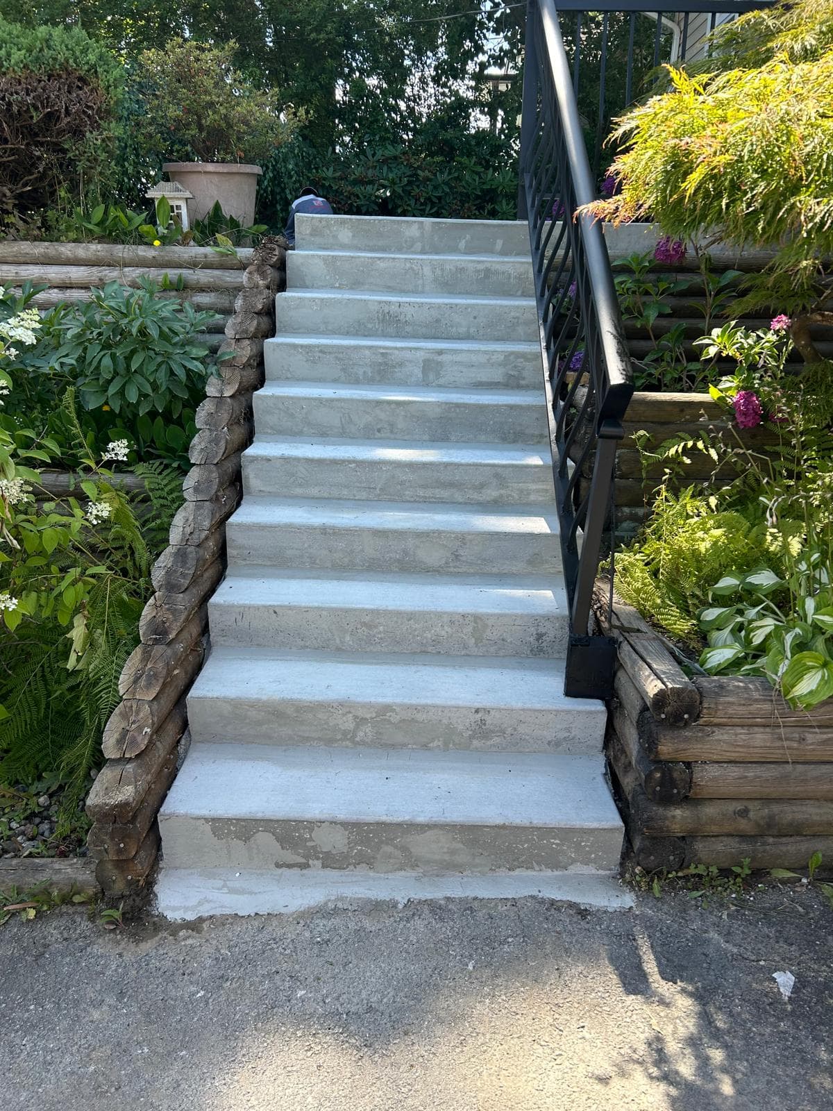 concrete stairs
